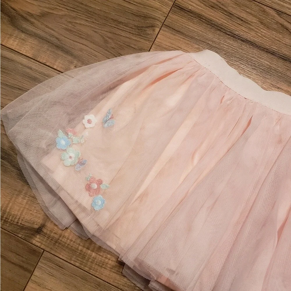 Carter’s Baby Girl Tutu Floral Butterfly Skirt Pink Size 18M